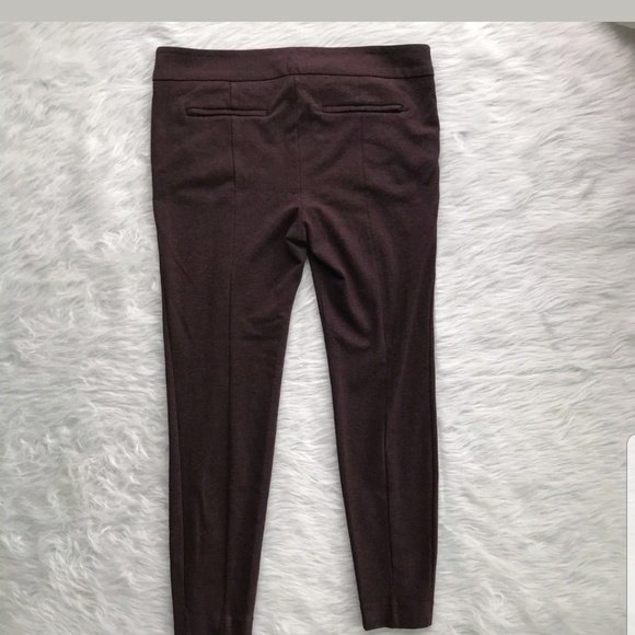 LOFT Seamed Heathered Legging Ponte Pants - Picture 3 of 4